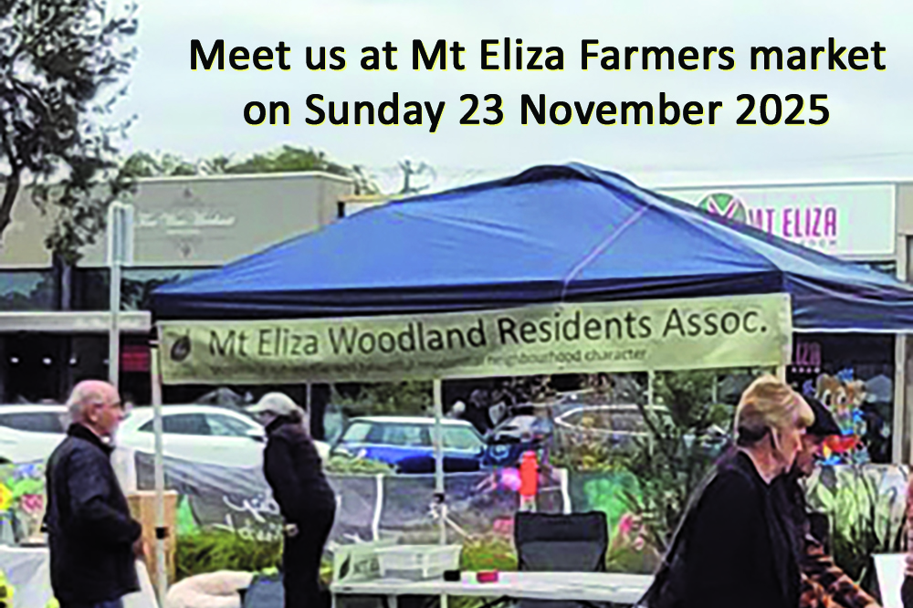 photo of MEWRA stall at Mt Eliza market